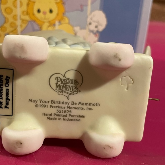 Precious Moments May Your Birthday Be Mammoth birthday circus train - Picture 2 of 2